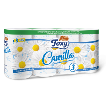 Papier toaletowy Camilla Rumiankowy '8 foxy